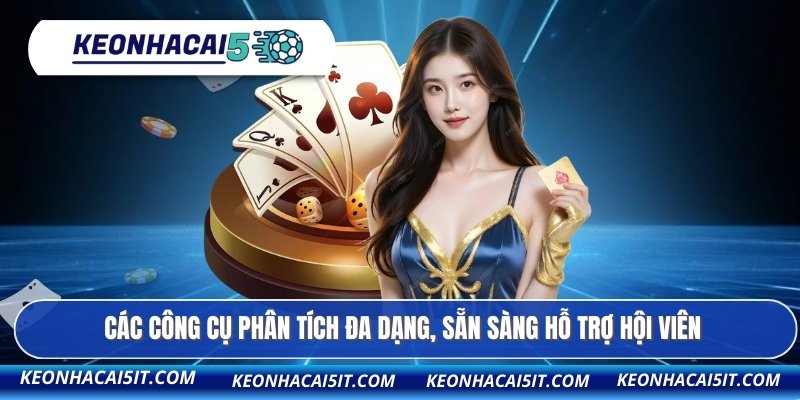Các công cụ phân tích đa dạng, sẵn sàng hỗ trợ hội viên