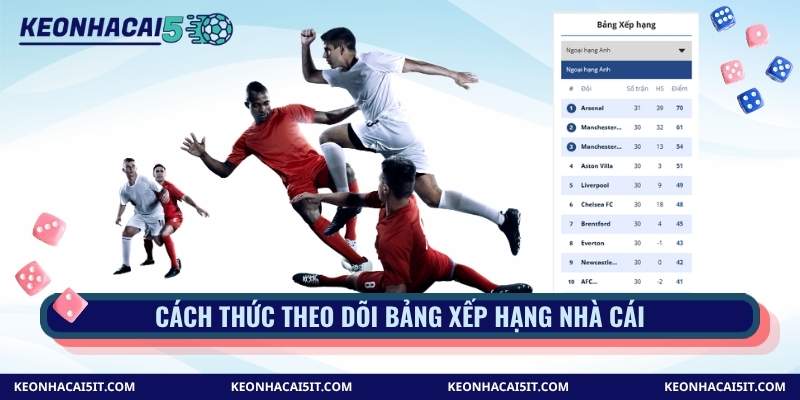 Cách thức theo dõi bảng xếp hạng nhà cái